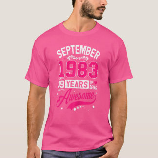 39 Födelsedag 39 år 1983 T Shirt
