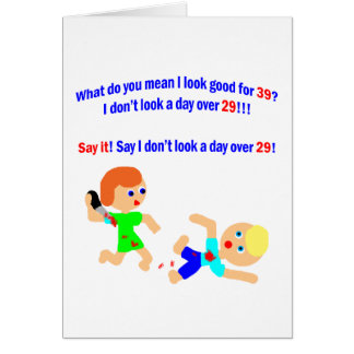 39 inte en dag över 29 hälsningskort
