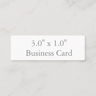 3,0" x 1,0" mini visitkort