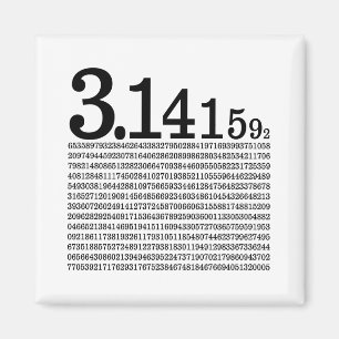 3,1415926 Pi Magnet