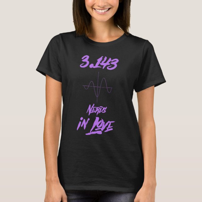3.143 Nördar i kärlek	 T Shirt (Framsida)