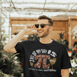 3,14% av min dag är Pi Day Math T Shirt