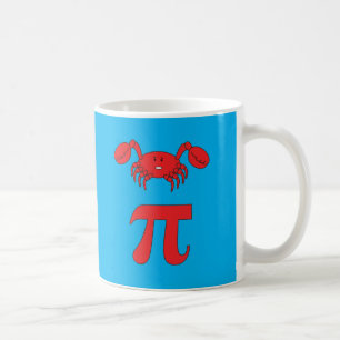 3.14 Crab Paj Pi Pun Funny Math Joke Kaffemugg