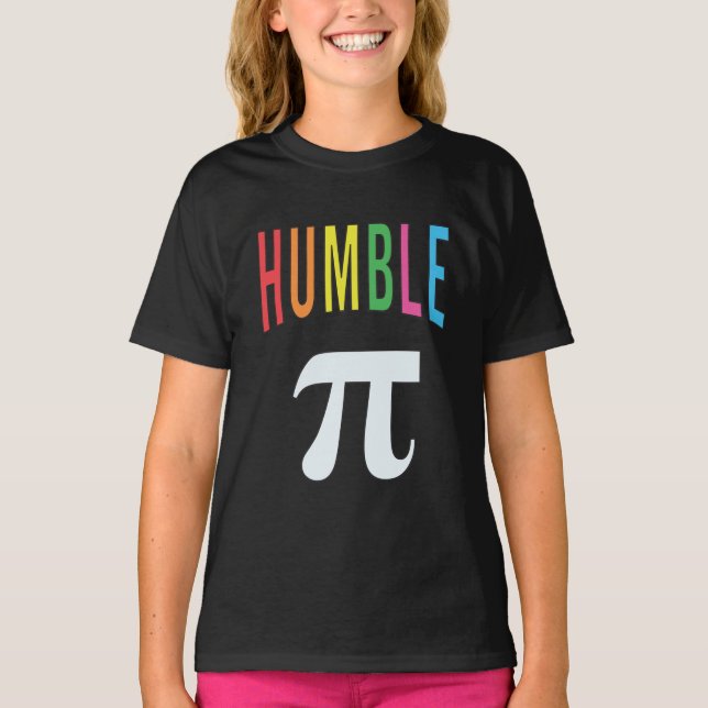 3.14 Humble Paj Pi Pun Funny Math Joke T-Shirt (Framsida)