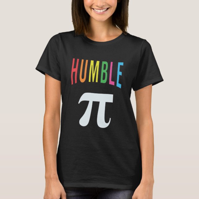 3.14 Humble Paj Pi Pun Funny Math Joke T-Shirt (Framsida)
