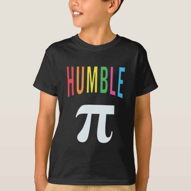 3.14 Humble Paj Pi Pun Funny Math Joke T-Shirt (Framsida)