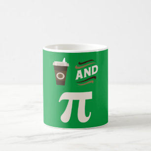 3.14 Kaffe och paj Pi skämt Rolig mattenisse Kaffemugg