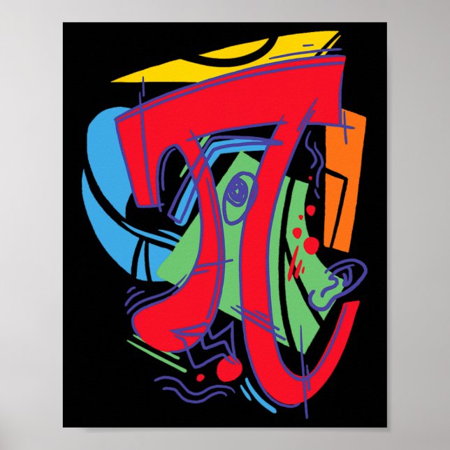 3.14 Matematisk design för pi-dagen Poster (Framsidan)