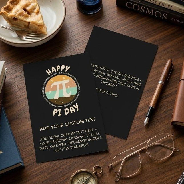 3.14 National Pi-dagen Design  - Glad Pi-dagen Flygblad (Skapare uppladdad)