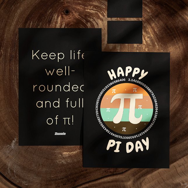 3.14 National Pi-dagen Design  - Glad Pi-dagen Julkort (Skapare uppladdad)