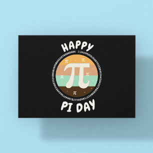 3.14 National Pi-dagen Design - Glad Pi-dagen Vykort