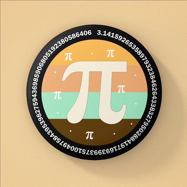 3.14 National Pi-dagen Design  - Pi-dagen Presenti Knapp (Skapare uppladdad)