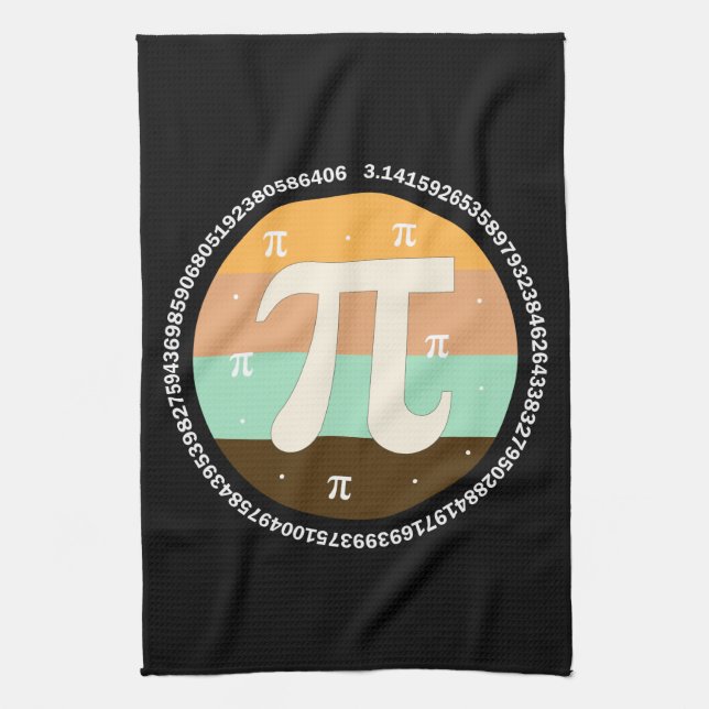 3.14 National Pi-dagen Design  - Pi-dagen Presenti Kökshandduk (Vertikal)