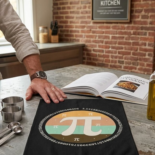 3.14 National Pi-dagen Design  - Pi-dagen Presenti Kökshandduk (Skapare uppladdad)