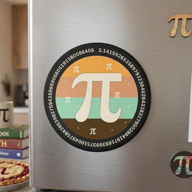 3.14 National Pi-dagen Design  - Pi-dagen Presenti Magnet (Skapare uppladdad)