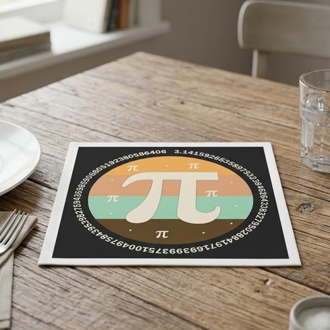 3.14 National Pi-dagen Design  - Pi-dagen Presenti Pappersservett (Skapare uppladdad)