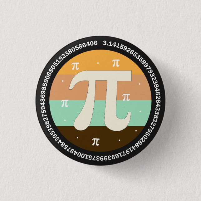 3.14 National Pi Day Design  - Pi Day Gift Idea Knapp (Framsida)