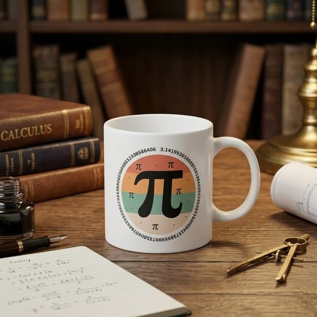 3.14 Nationella Pi-dagen Design  - Pi-dagen Presen Espressomugg (Skapare uppladdad)