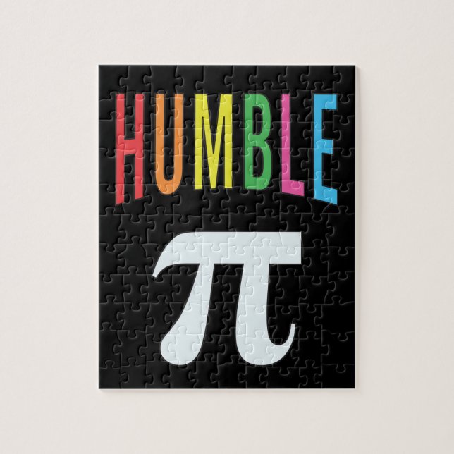 3.14 Ödmjuk paj Pi-ordvitsig rolig matematikskämt Pussel (Vertikal)