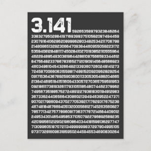 3.14 pi Dag Math Irrationellt nummer Pi Vykort