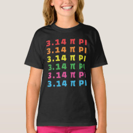 3.14 PI-dagar - upprepad text T-Shirt