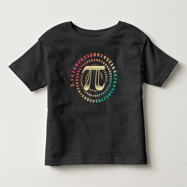3.14 Pi- dagars siffra Symbol math Irrationellt nu T Shirt (Framsida)