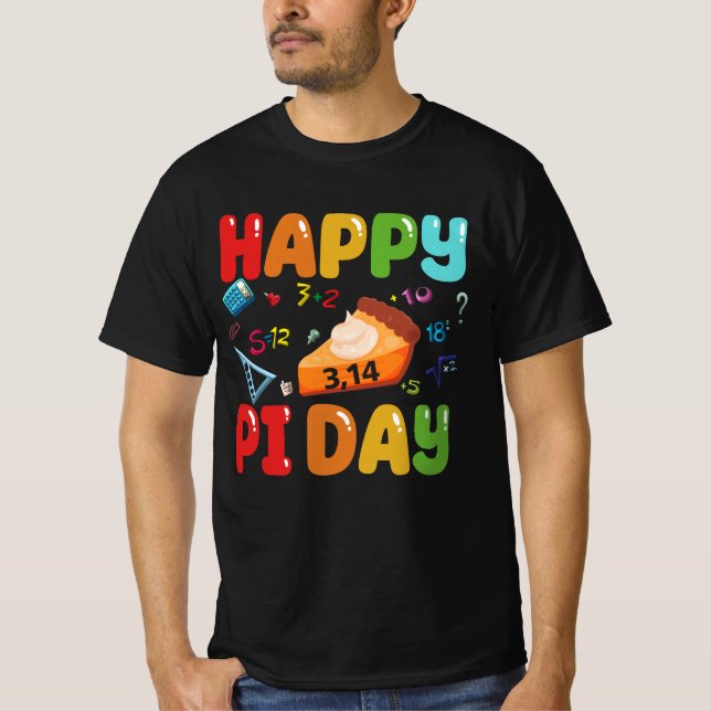 3.14 Pi Day Paj Dag Pi Symbol för Math Älskare T Shirt (Framsida)
