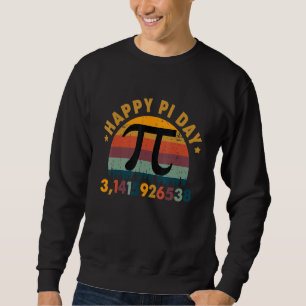 3 14 Pi Math Teacher Lycklig Pi Day 1 Lång Ärmad Tröja