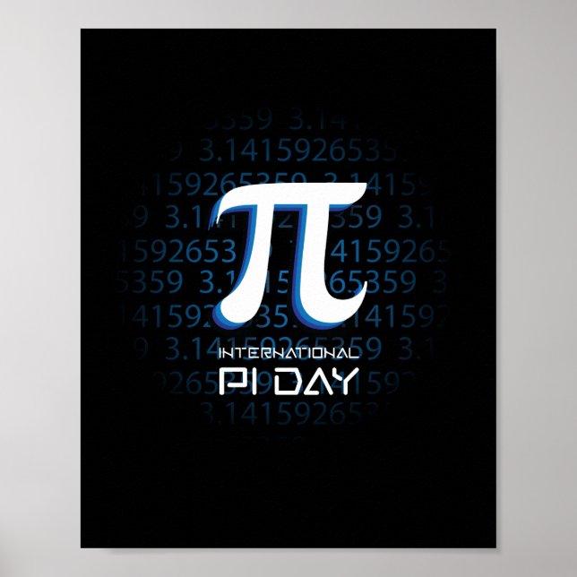 3.14 Pi Number Symbol Math Science Poster (Framsidan)