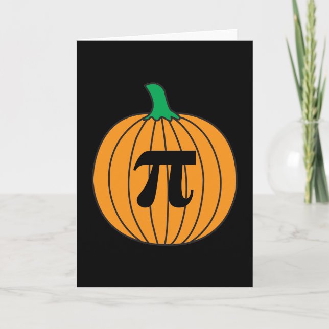 3.14 Pumpa Pi Skämt om Rolig Matematikskämt Kort (Framsida)
