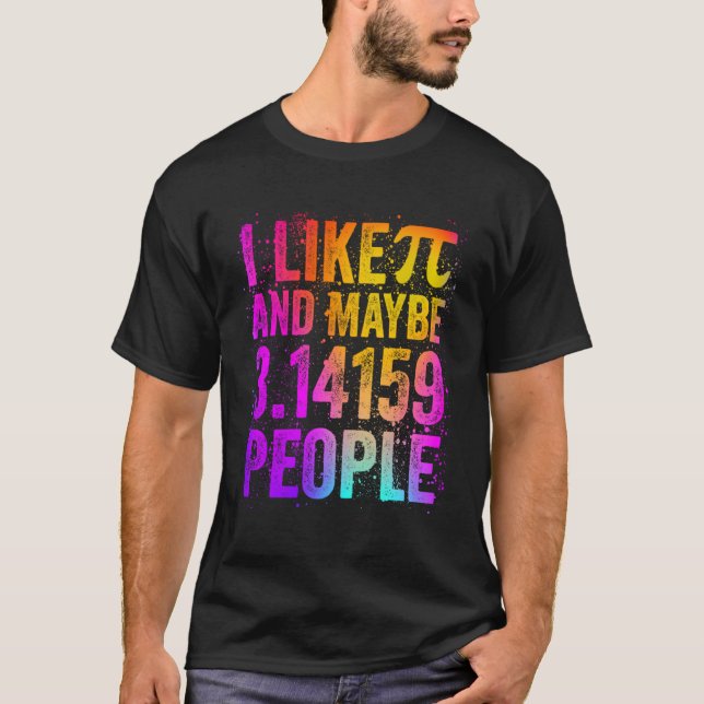 3 14 Stil Pi Day Math Teacher Student T Shirt (Framsida)
