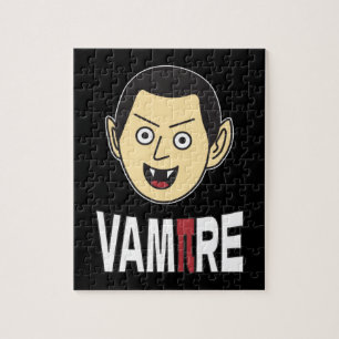 3.14 Vampire Pi Pun Rolig Matematik Skämt Pussel