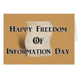 3-16 Informationsfrihetsdagen Hälsningskort