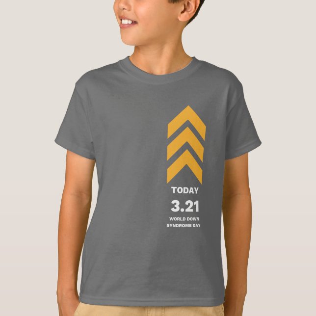 3.21 Ned Syndrome Awareness Kids' T-shirt (Framsida)