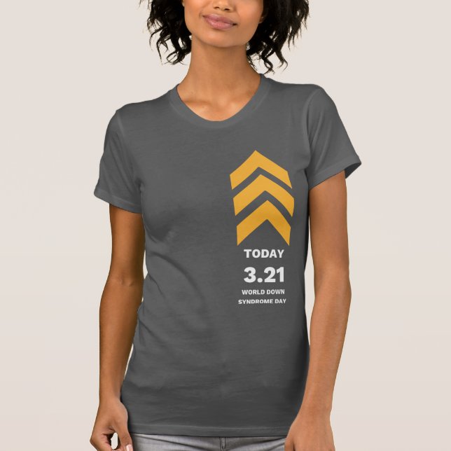 3.21 Ned Syndrome Awareness Kvinnor T-shirt T-21 (Framsida)