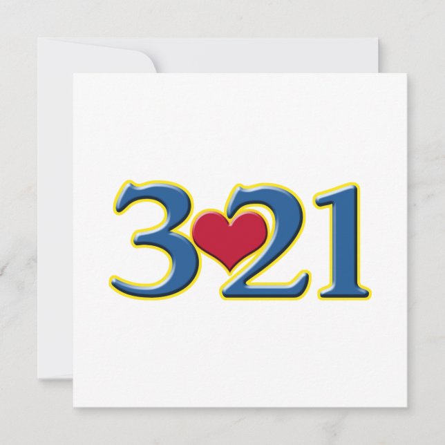 3-21 World Down Syndrome Day Inbjudningar (Framsida)