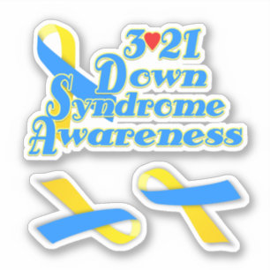 3-21 World Down Syndrome Day Klistermärken