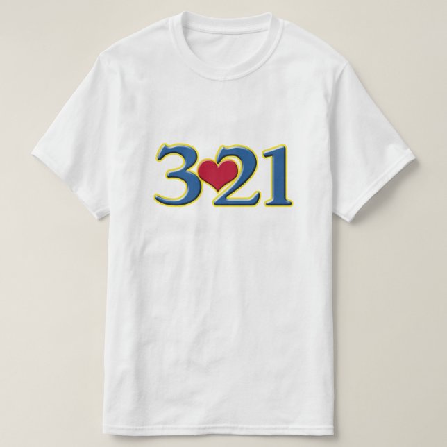 3-21 World Down Syndrome Day T Shirt (Design framsida)
