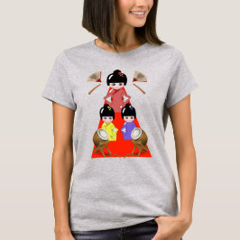 3-3 Hinamatsuri, Girls Day Japansk doll Festival T Shirt