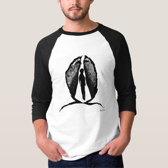 3/4 raglandärm T-shirt "The path of life"