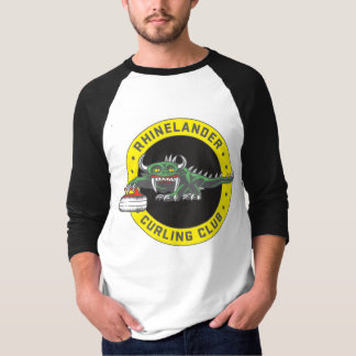 3/4 Rhinelander Hodag Curling Långärmad T Shirt