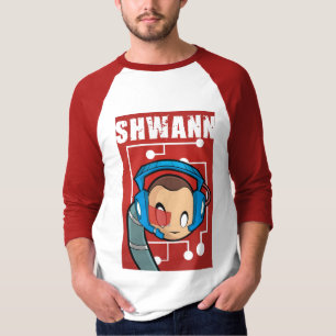 3/4-Sleeve SHWANN Jersey Tee