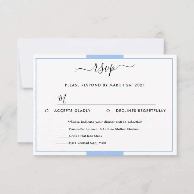 3,5-tums x 5-tums svarskort OSA kort (Framsida)