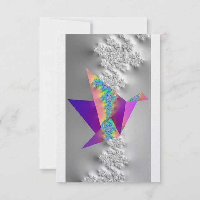 3,5-tums x 5-tums vanligt gratulationskort tack kort (Framsida)