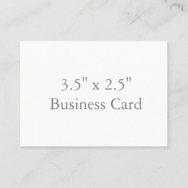 3,5" x 2,5" visitkort (Framsida)