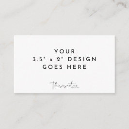 3,5 x 2-tums platt mall placeringskort