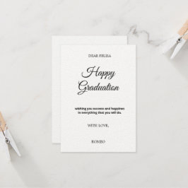 3,5" x 5" Platt gratulationskort Kort