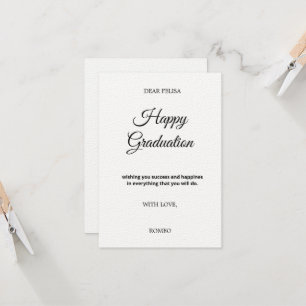 3,5" x 5" platt gratulationskort kort