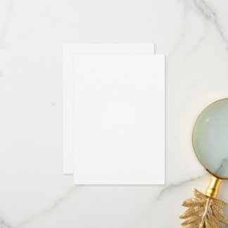 3,5" x 5" Platt Tacksamhetskort Tack Kort