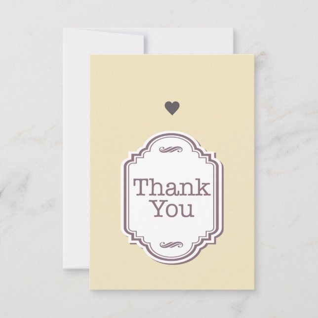 3,5" x 5" Platt Tacksamhetskort Tack Kort (Framsida)